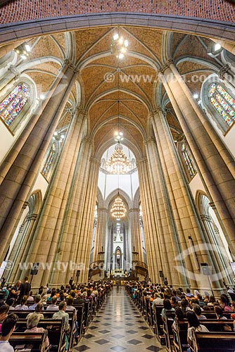  Inside of the Se Cathedral (Metropolitan Cathedral of Nossa Senhora da Assuncao) - 1954  - Sao Paulo city - Sao Paulo state (SP) - Brazil