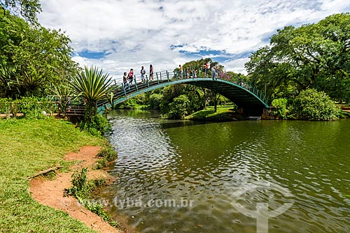  Bridge over Ibirapuera Lake - Ibirapuera Park  - Sao Paulo city - Sao Paulo state (SP) - Brazil
