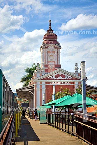  View of the Mariana Train Station  - Mariana city - Minas Gerais state (MG) - Brazil