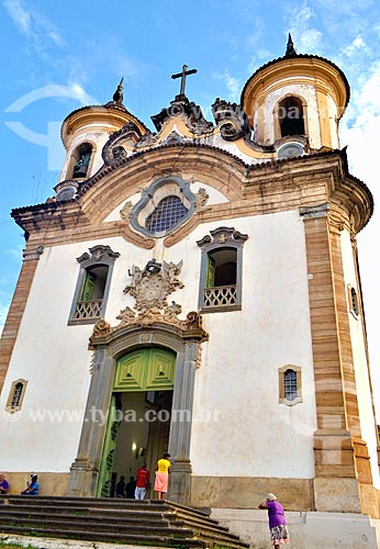  Facade of the Our Lady of Mount Carmel Sanctuary (1835)  - Mariana city - Minas Gerais state (MG) - Brazil