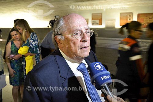  Interview with the Lawyer Miguel Reale Junior during the judgment session of the President Dilma Rousseff impeachment in the Federal Senate  - Brasilia city - Distrito Federal (Federal District) (DF) - Brazil