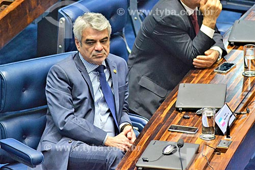  Senator Humberto Costa during the judgment session of the President Dilma Rousseff impeachment in the Federal Senate  - Brasilia city - Distrito Federal (Federal District) (DF) - Brazil