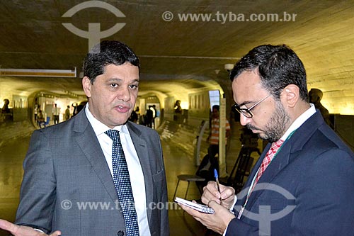  Interview with the Senator Ricardo Ferraco during the judgment session of the President Dilma Rousseff impeachment in the Federal Senate  - Brasilia city - Distrito Federal (Federal District) (DF) - Brazil