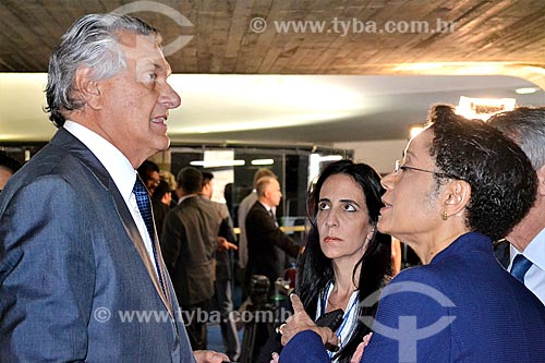  Interview with the Senator Ronaldo Caiado to journalist Zileide Silva during the judgment session of the President Dilma Rousseff impeachment in the Federal Senate  - Brasilia city - Distrito Federal (Federal District) (DF) - Brazil