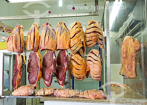  Butchery shop window - Montes Claros Municipal Market  - Montes Claros city - Minas Gerais state (MG) - Brazil