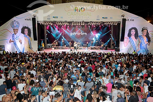  Show of singer Pericles in Terreirao do Samba during the carnival  - Rio de Janeiro city - Rio de Janeiro state (RJ) - Brazil