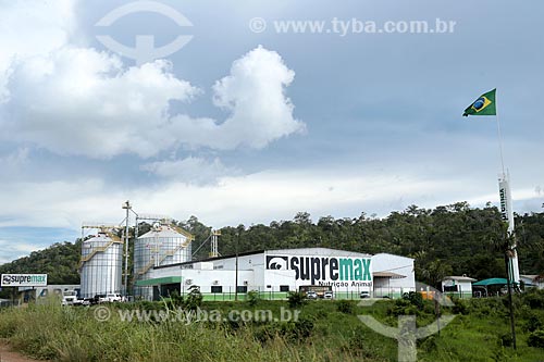  General view of the Supremax - animal feed factory - from BR-364 highway  - Ariquemes city - Rondonia state (RO) - Brazil