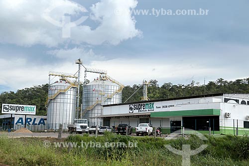  General view of the Supremax - animal feed factory - from BR-364 highway  - Ariquemes city - Rondonia state (RO) - Brazil