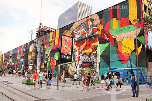  Ethnicities Wall - Mayor Luiz Paulo Conde Waterfront (2016)  - Rio de Janeiro city - Rio de Janeiro state (RJ) - Brazil