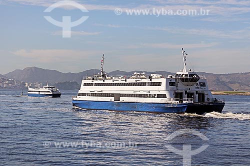  Ferry Gavea I - used in the crossing between Rio de Janeiro and Niteroi  - Rio de Janeiro city - Rio de Janeiro state (RJ) - Brazil