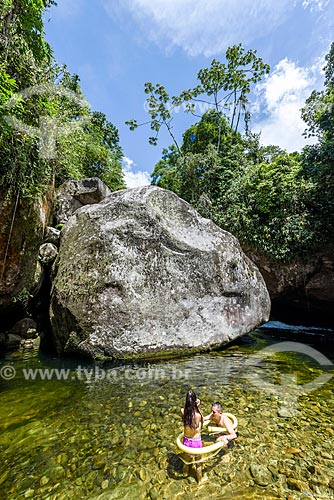  Bathers - Verde Well (Green Well) - near to Visitors Center von Martius - Serra dos Orgaos National Park  - Guapimirim city - Rio de Janeiro state (RJ) - Brazil