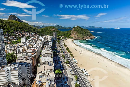  General view of the Leme Beach - Environmental Protection Area of Morro do Leme  - Rio de Janeiro city - Rio de Janeiro state (RJ) - Brazil