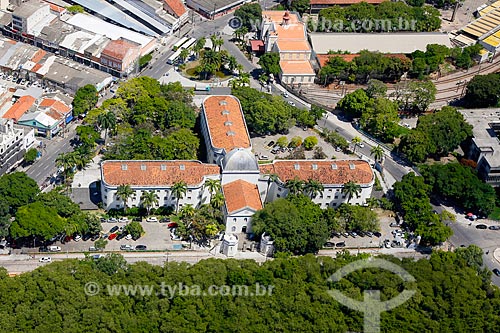  Aerial photo of the House of Culture of Pernambuco (1855) - old Detention Center of Recife  - Recife city - Pernambuco state (PE) - Brazil