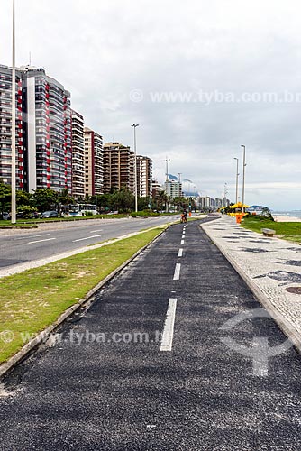  Bike lane of the Barra da Tijuca Beach waterfront  - Rio de Janeiro city - Rio de Janeiro state (RJ) - Brazil