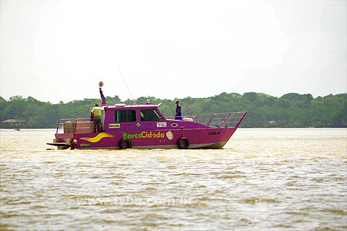  Citizen Boat (Barco Cidadao) in Guajara Bay  - Belem city - Para state (PA) - Brazil