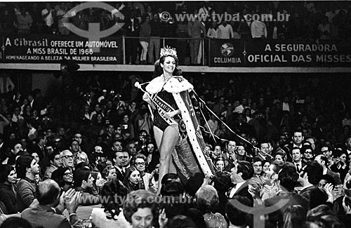  Martha Vasconcellos - winner of the Miss Brazil 1968 - Gilberto Cardoso Gymnasium - also known as Maracanazinho Gymnasium  - Rio de Janeiro city - Rio de Janeiro state (RJ) - Brazil