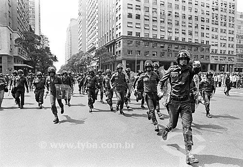  Repression of demonstrations during the Military Regime  - Rio de Janeiro city - Rio de Janeiro state (RJ) - Brazil