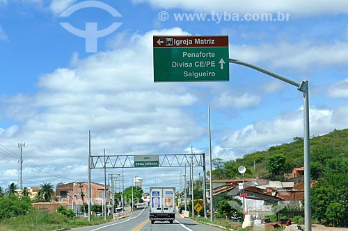  Snippet of BR-116 highway near to Jati city  - Jati city - Ceara state (CE) - Brazil