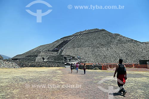  Pirâmide del Sol (Pyramid of the Sun) - Teotihuacan ruins  - San Juan Teotihuacan city - Mexico state - Mexico