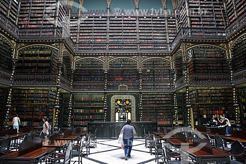  Inside of Royal Portuguese Reading Room (1887)  - Rio de Janeiro city - Rio de Janeiro state (RJ) - Brazil
