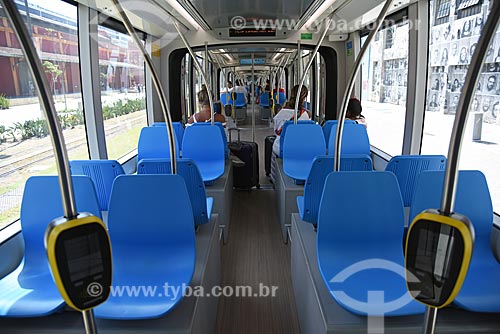  Detail of card readers inside of the light rail transit  - Rio de Janeiro city - Rio de Janeiro state (RJ) - Brazil