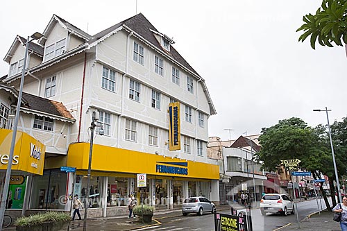 Pernambucanas Store - building with enxaimel style - March Nine Street  - Joinville city - Santa Catarina state (SC) - Brazil