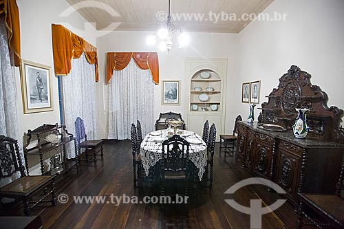  National Museum of Immigration and Colonization (1870) - living room with portuguese furniture  - Joinville city - Santa Catarina state (SC) - Brazil