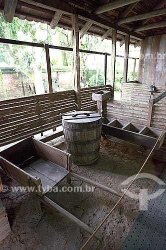  Inside of ranch of the National Museum of Immigration and Colonization (1870)  - Joinville city - Santa Catarina state (SC) - Brazil