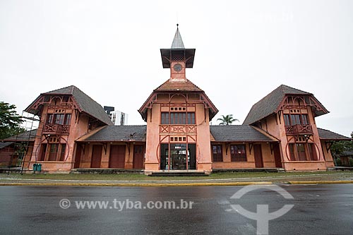  Facade of the Station Museum of Memory - old Joinville Train Station  - Joinville city - Santa Catarina state (SC) - Brazil