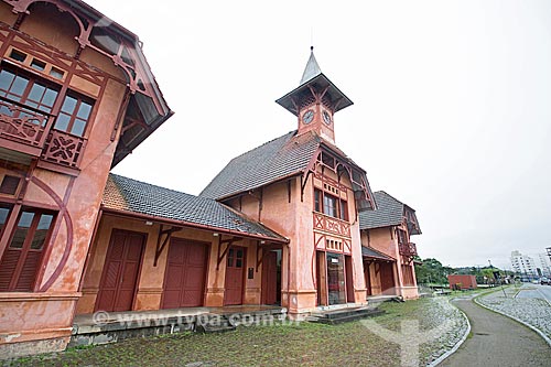  Facade of the Station Museum of Memory - old Joinville Train Station  - Joinville city - Santa Catarina state (SC) - Brazil