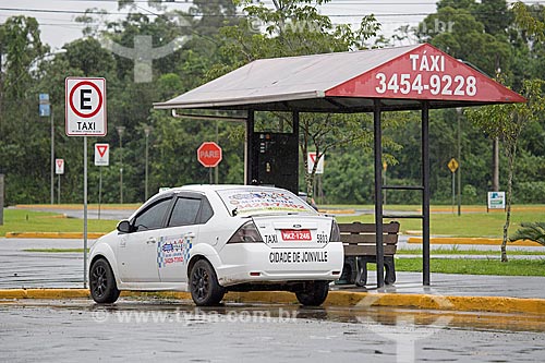  Taxi stop - Joinville city  - Joinville city - Santa Catarina state (SC) - Brazil
