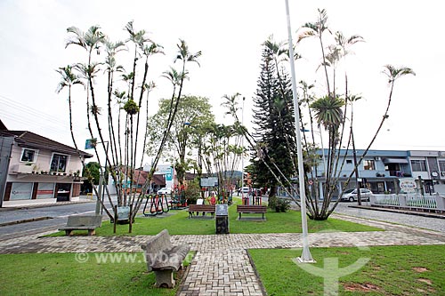  Hans E. Schmidt Square - Pomerode city  - Pomerode city - Santa Catarina state (SC) - Brazil