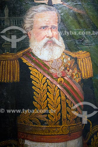  Dom Pedro II - Emperor of Brazil - Reproduction of collection of the Anita Garibaldi Museum  - Laguna city - Santa Catarina state (SC) - Brazil