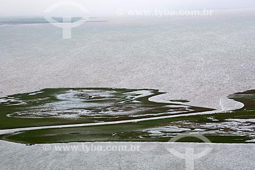  Top view of Imarui Lagoon from Gloria Hill  - Laguna city - Santa Catarina state (SC) - Brazil