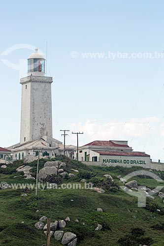  View of the Saint Martha Lighthouse  - Laguna city - Santa Catarina state (SC) - Brazil