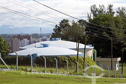  Water tank - Riograndense Sanitation Company (CORSAN) - water treatment services concessionaire - Farol Hill (Lighthouse Hill)  - Torres city - Rio Grande do Sul state (RS) - Brazil