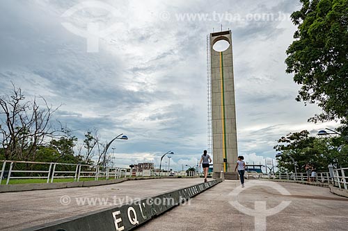  View of the Ground Zero of Macapa city - marks the exact passage of the Equator Line in Macapa city  - Macapa city - Amapa state (AP) - Brazil