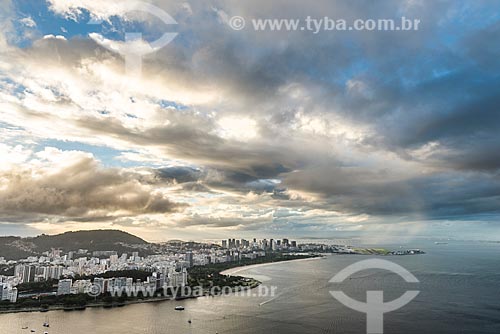  View of Flamengo Beach from Urca Mountain  - Rio de Janeiro city - Rio de Janeiro state (RJ) - Brazil