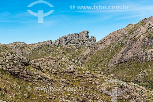  View of Prateleiras Massif from trail to Pedra do Altar (Altar Stone) - Itatiaia National Park  - Itatiaia city - Rio de Janeiro state (RJ) - Brazil