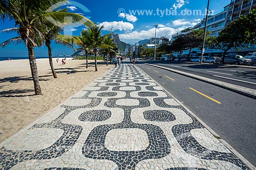  View of the Ipanema Beach boardwalk  - Rio de Janeiro city - Rio de Janeiro state (RJ) - Brazil