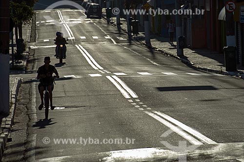  View of the Coronel Ramalho Street  - Guararema city - Sao Paulo state (SP) - Brazil