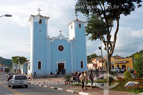  Facade of the Our Lady of Escada and Saint Benedict Church (1956)  - Guararema city - Sao Paulo state (SP) - Brazil