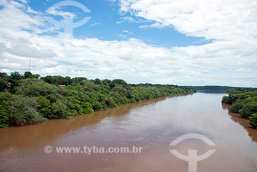  View of the Sono River - natural boundary between Bom Jesus do Tocantins and Pedro Afonso cities  - Pedro Afonso city - Tocantins state (TO) - Brazil