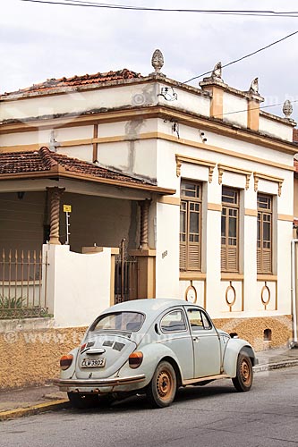 Beetle parked - Doutor Castro Santos Street  - Guaratingueta city - Sao Paulo state (SP) - Brazil