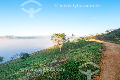  View of guarani city rural zone during the dawn  - Guarani city - Minas Gerais state (MG) - Brazil