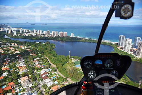  Aerial photo of the Tijuca Lagoon  - Rio de Janeiro city - Rio de Janeiro state (RJ) - Brazil