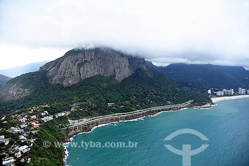  Aerial photo of the Joa Highway (1972) - also know as Bandeiras Highway  - Rio de Janeiro city - Rio de Janeiro state (RJ) - Brazil