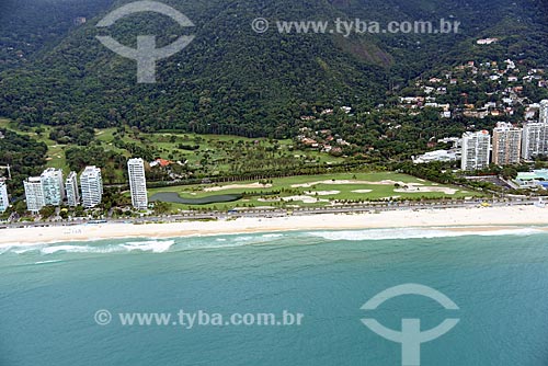  Aerial photo of the Gavea Golf and Country Club  - Rio de Janeiro city - Rio de Janeiro state (RJ) - Brazil