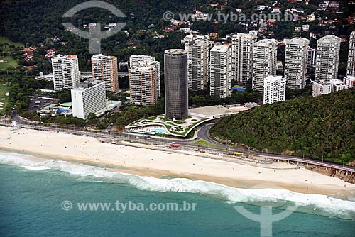  Aerial photo of the Gran Meliá Nacional - old Hotel Nacional (1968)  - Rio de Janeiro city - Rio de Janeiro state (RJ) - Brazil
