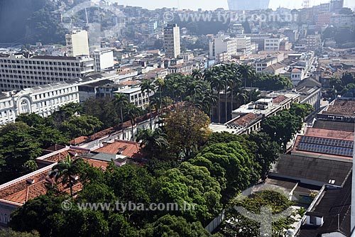  Top view of the Itamaraty Palace (1854) - old Ministry of External Relations, current headquartes of the representative office of same ministry in Rio de Janeiro  - Rio de Janeiro city - Rio de Janeiro state (RJ) - Brazil